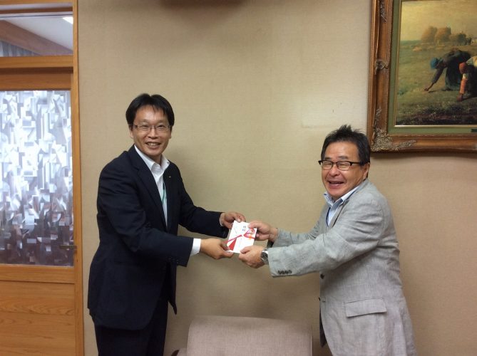 (株)西日本セイムス様よりご寄付をいただきました。